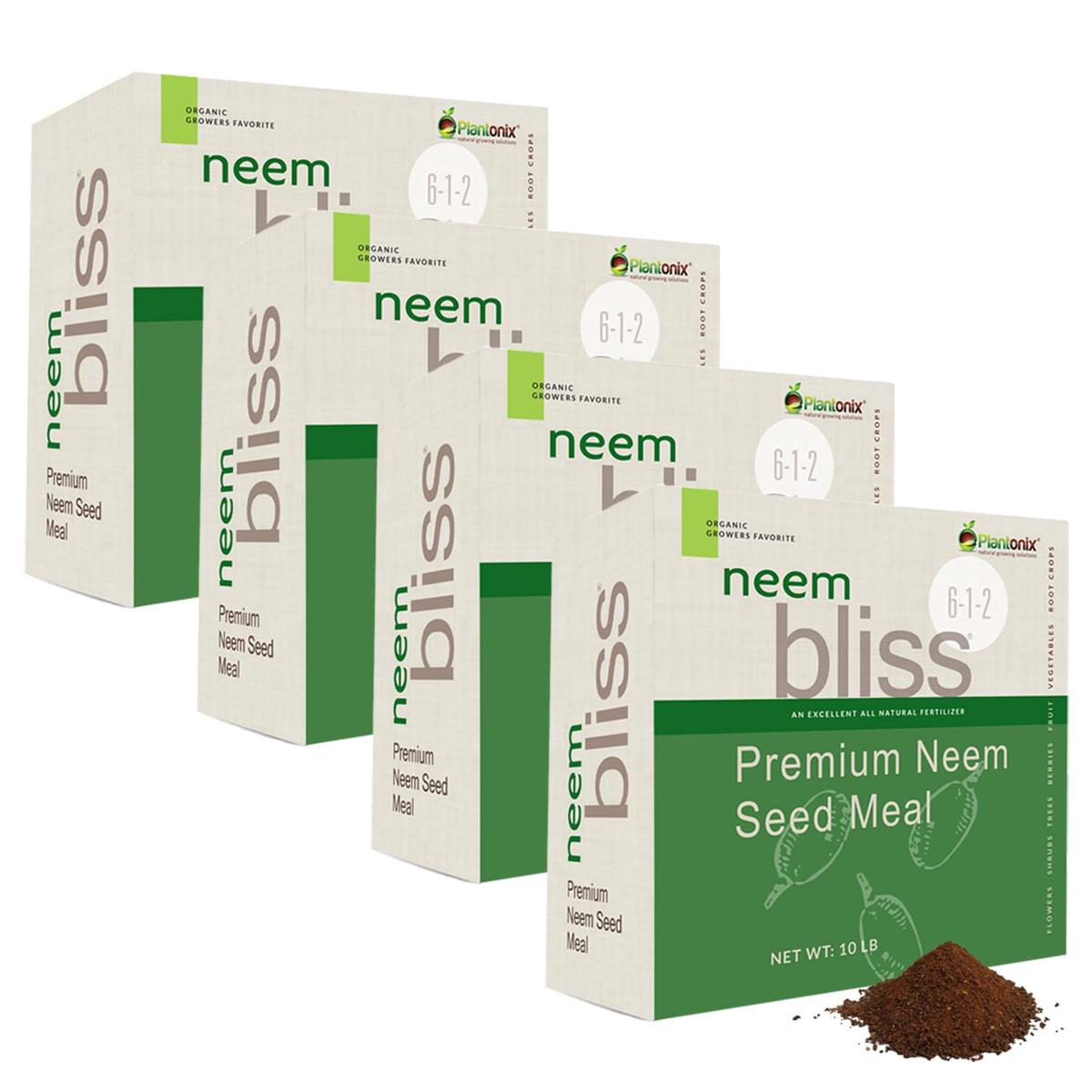 Neem Bliss Meal - Neem Seed Meal/ Cake - 40 Lb - Free Shipping
