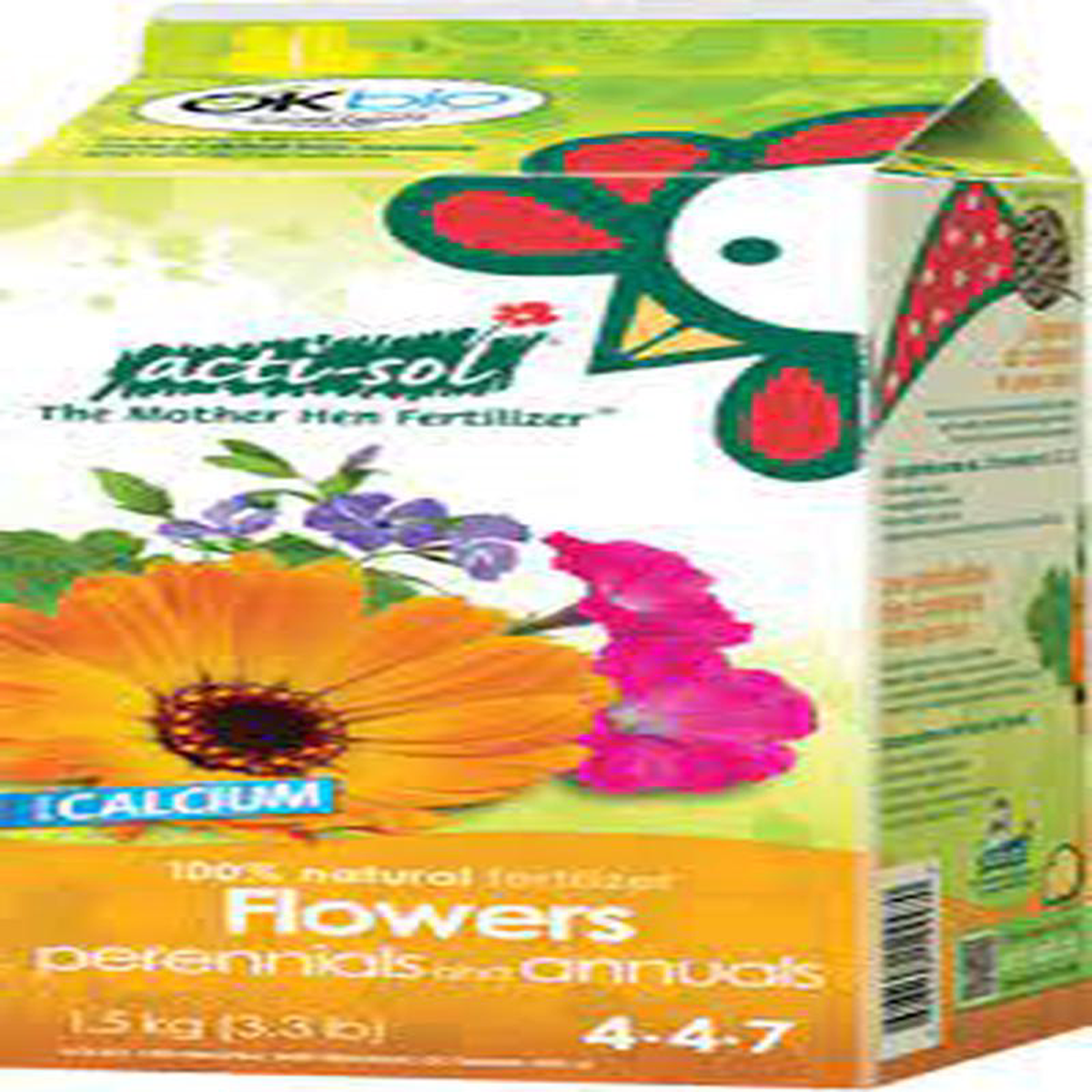 Acti-Sol 8211 Perennials and Annual Flowers 15kg (4-4-7)