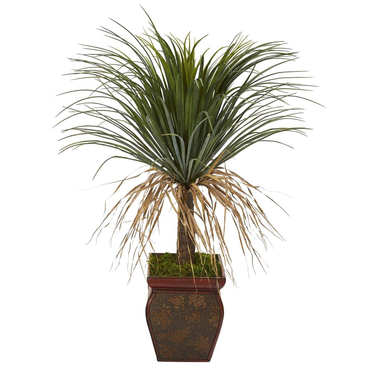 37 Pony Tail Palm Artificial Plant in Decorative Planter